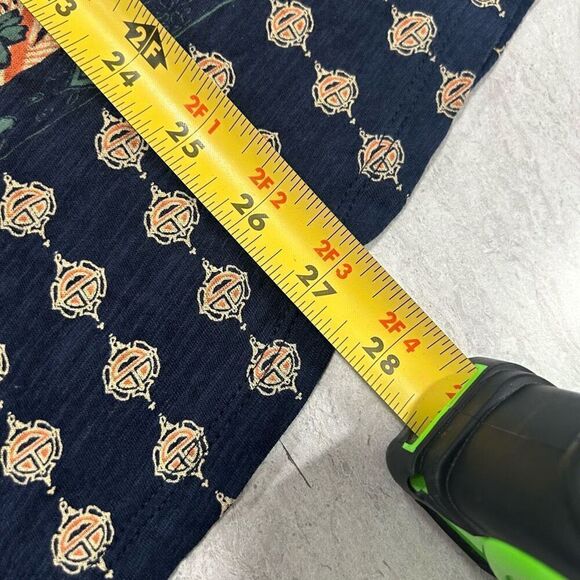 Lucky Brand Mandala Card Blue Persian Print Boho T Shirt Women’s Size 1X - Picture 12 of 14